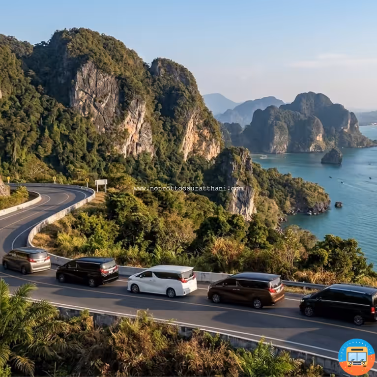 รถตู้ให้เช่าสุราษฎร์ธานี ที่เชี่ยวชาญการวางแผนเดินทาง